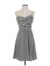 BCBGMAXAZRIA Stripes Black Cocktail Dress Size S - photo 1