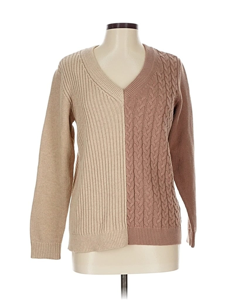 Pre-owned Calvin Klein Pullover Sweater In Brown