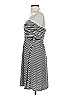 BCBGMAXAZRIA Stripes Black Cocktail Dress Size S - photo 5
