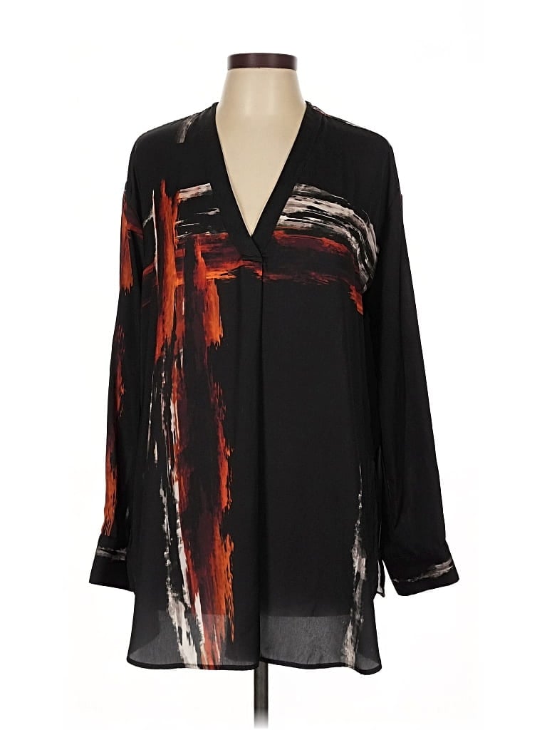 Pre-owned Fifteen Twenty Long Sleeve Blouse In Black