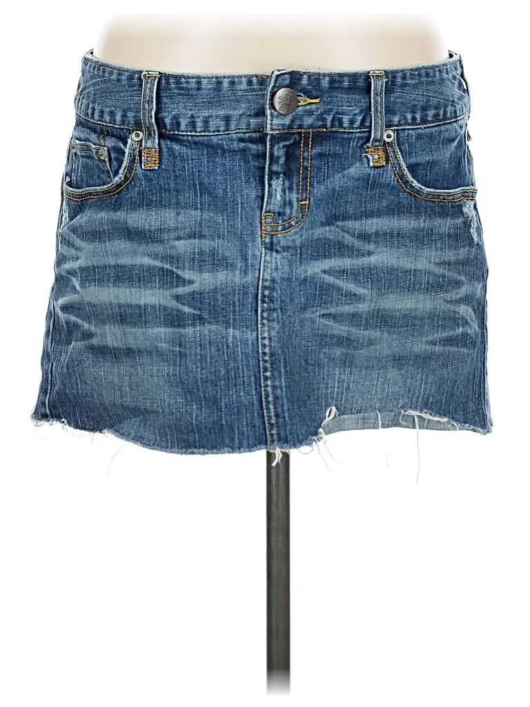 Pre-owned American Eagle Outfitters Denim Skirt In Blue