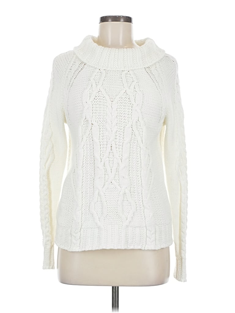Pre-owned The Reeds Turtleneck Sweater In White