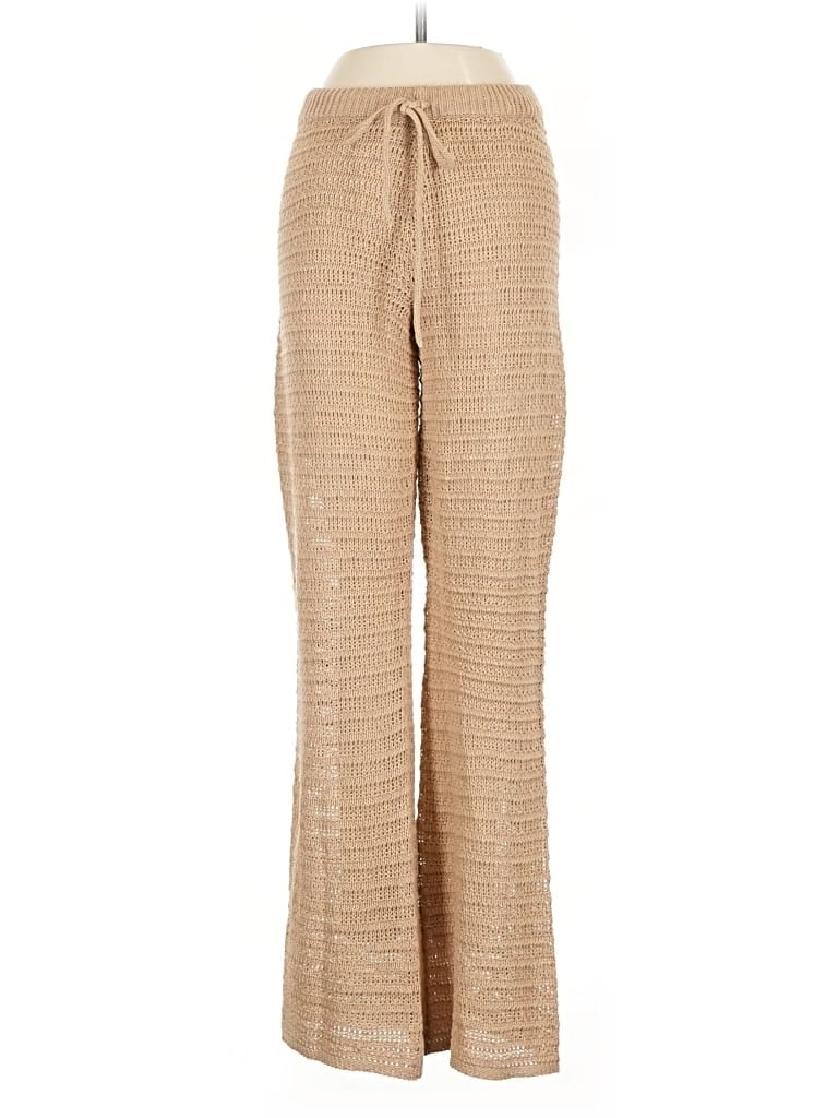 Pre-owned Full Circle Trends Casual Pants In Gold