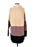 Unbranded Color Block Tan Turtleneck Sweater Size XS - photo 1