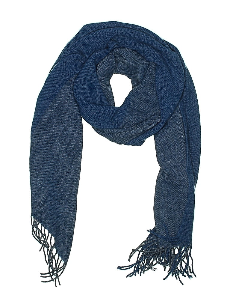 Pre-owned Unbranded Scarf In Blue