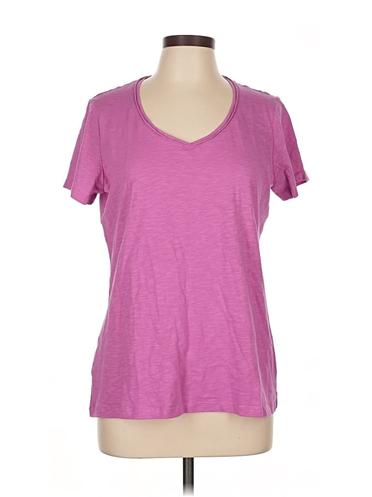 Pre-owned Eddie Bauer Active T-shirt In Purple