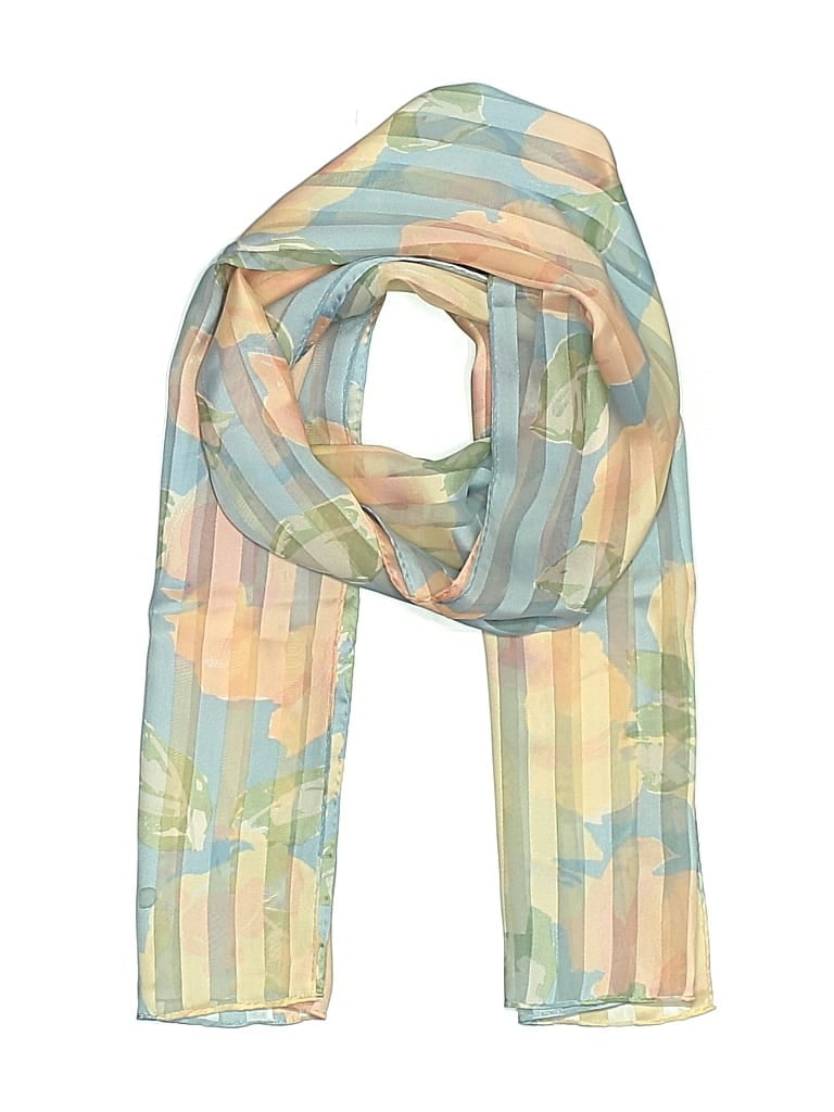 Pre-owned Unbranded Scarf In Blue