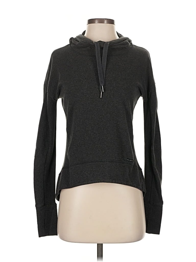 Pre-owned Sweaty Betty Pullover Hoodie In Gray