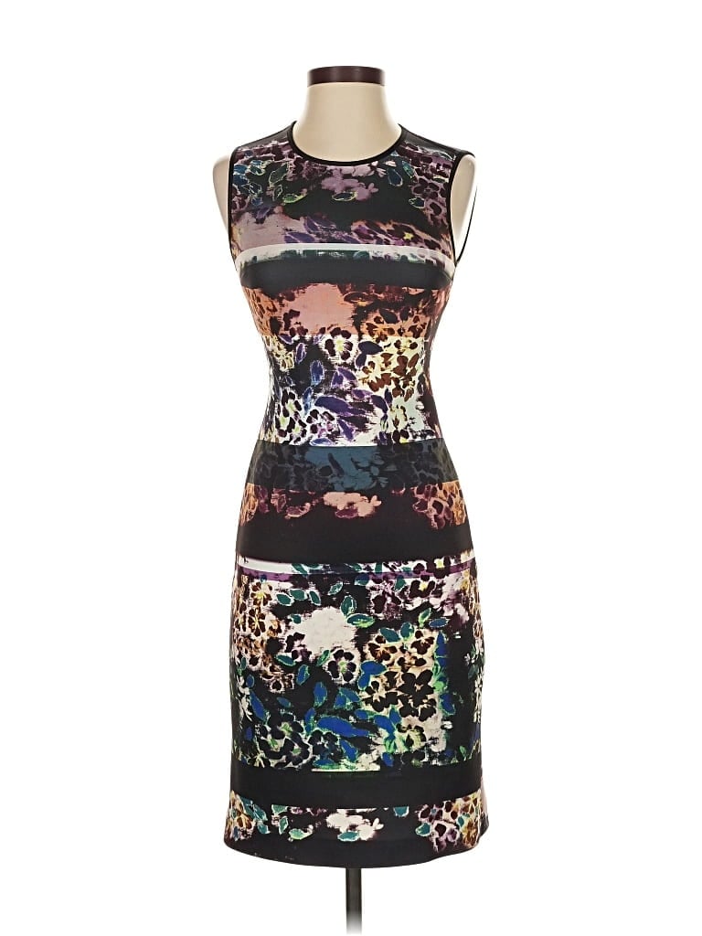 Pre-owned Clover Canyon Cocktail Dress In Black