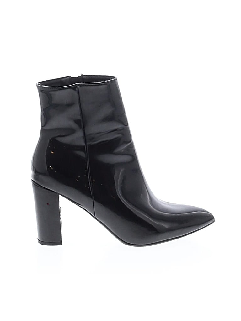 Pre-owned Top Moda Boots Black Shoes