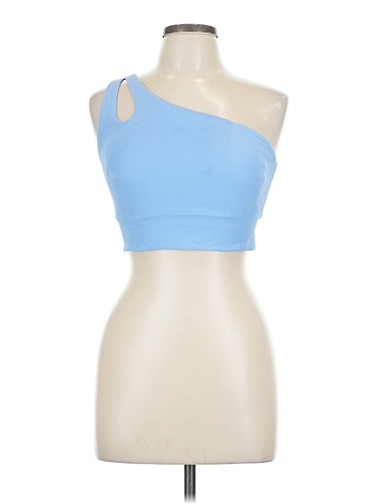 Pre-owned Calia Tank Top Blue One Shoulder Neckline Tops
