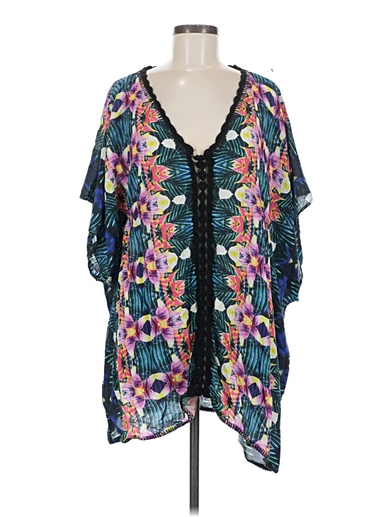 Pre-owned Nanette Lepore Kimono In Blue