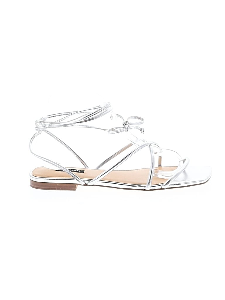 Pre-owned Nine West Sandals In Gray