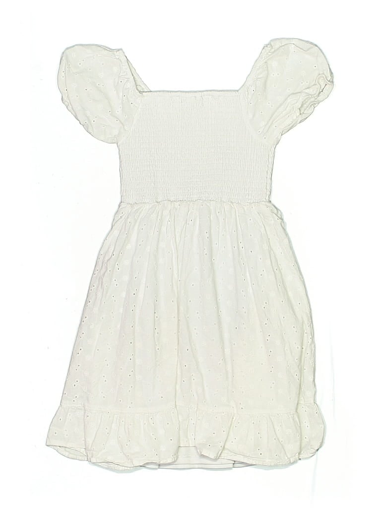 Pre-owned Aqua Kids' Dress In White