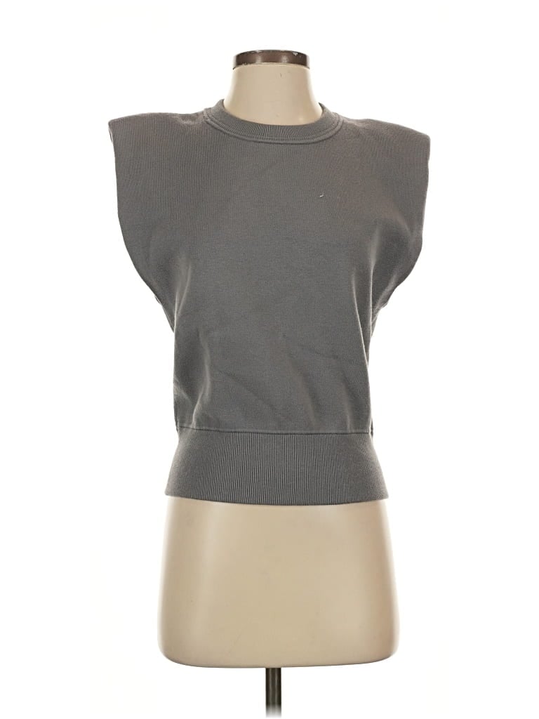 Pre-owned Zara Sweatshirt In Gray