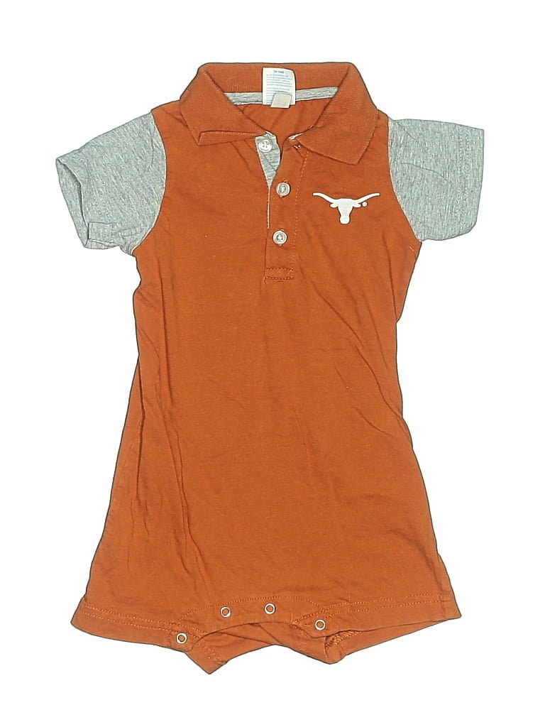 Pre-owned Ncaa Babies' Short Sleeve Onesie In Orange