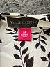Vince Camuto 100% Polyester Silver 3/4 Sleeve Blouse Size M - photo 3