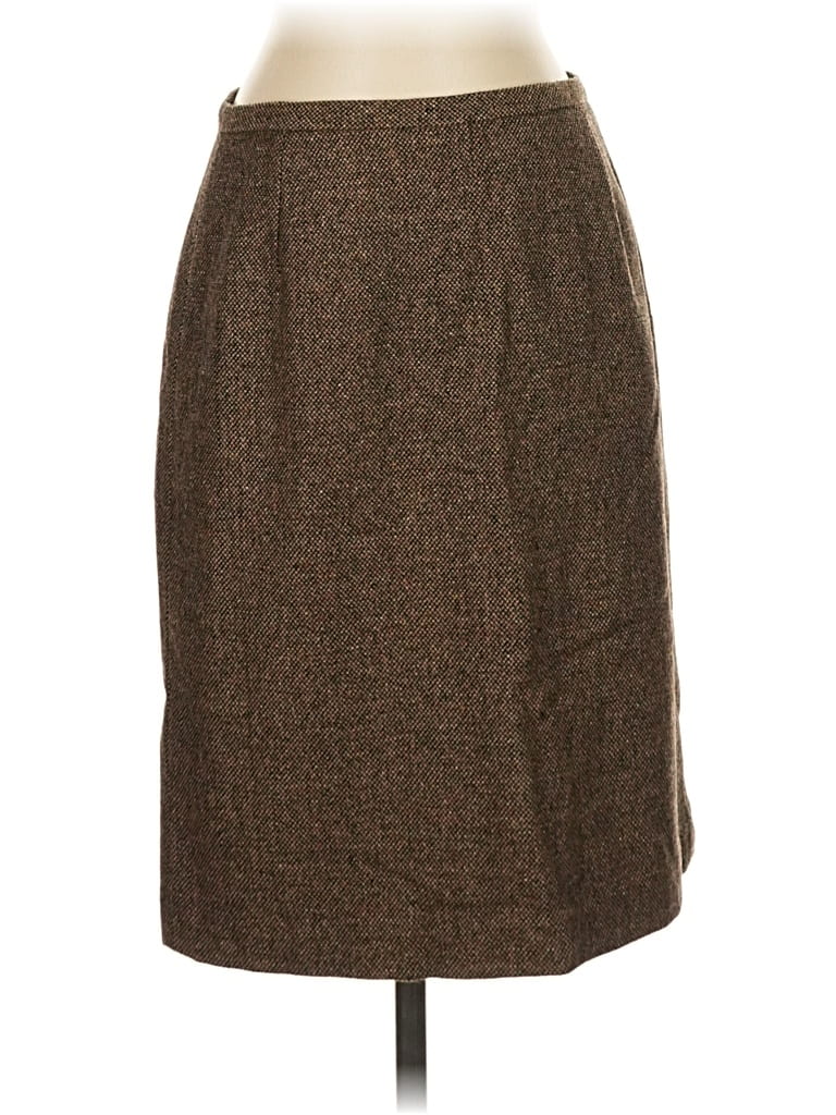 Pre-owned Eddie Bauer Formal Skirt In Brown