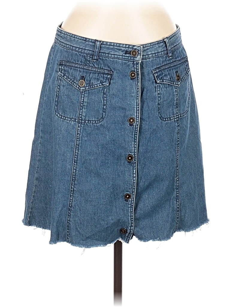 Pre-owned Jones New York Sport Denim Skirt In Blue