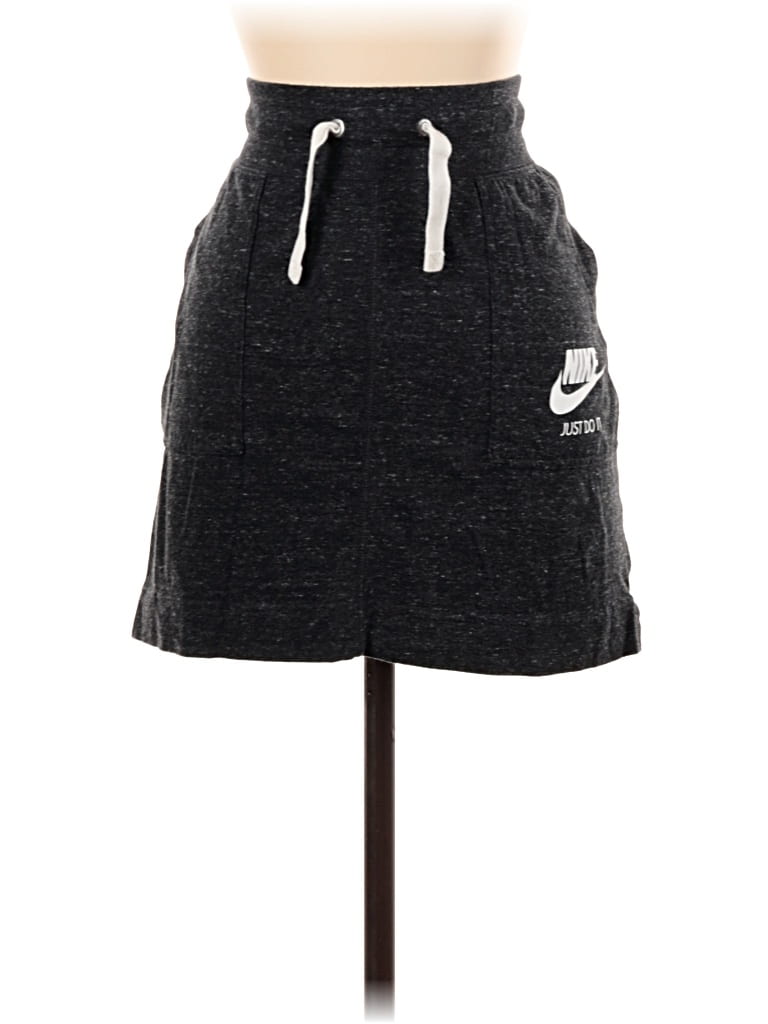 Pre-owned Nike Casual Skirt In Gray