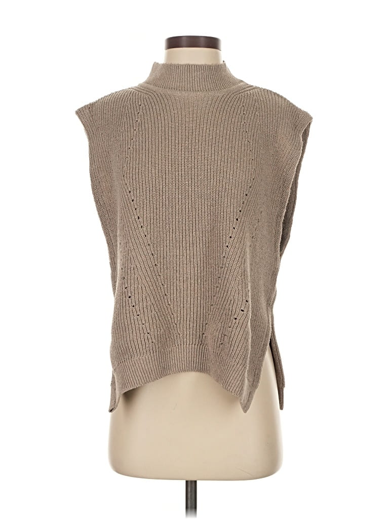 Pre-owned Pilcro Pullover Sweater In Brown