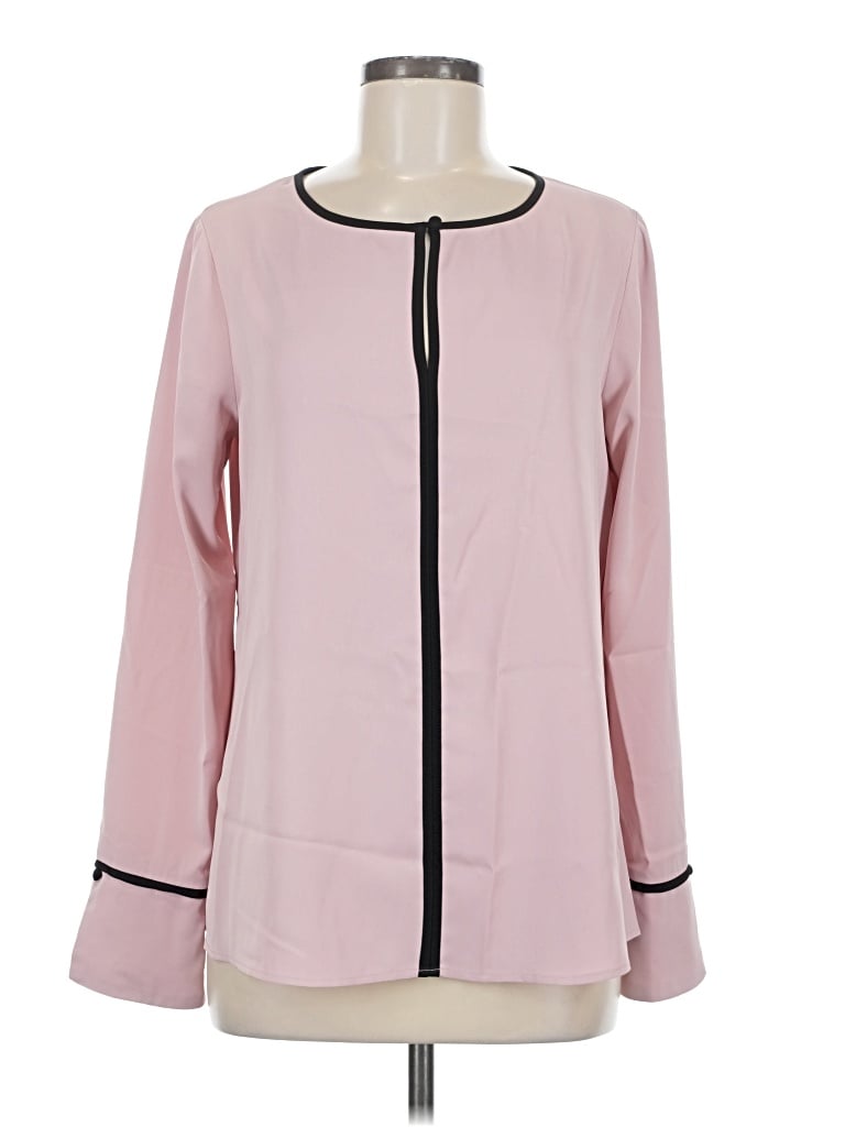 Pre-owned 41hawthorn Long Sleeve Blouse In Pink