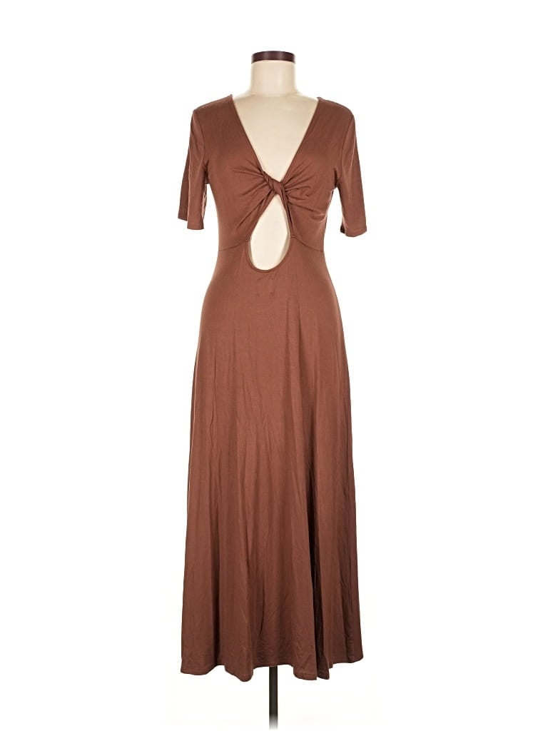 Pre-owned Gap Casual Dress In Brown