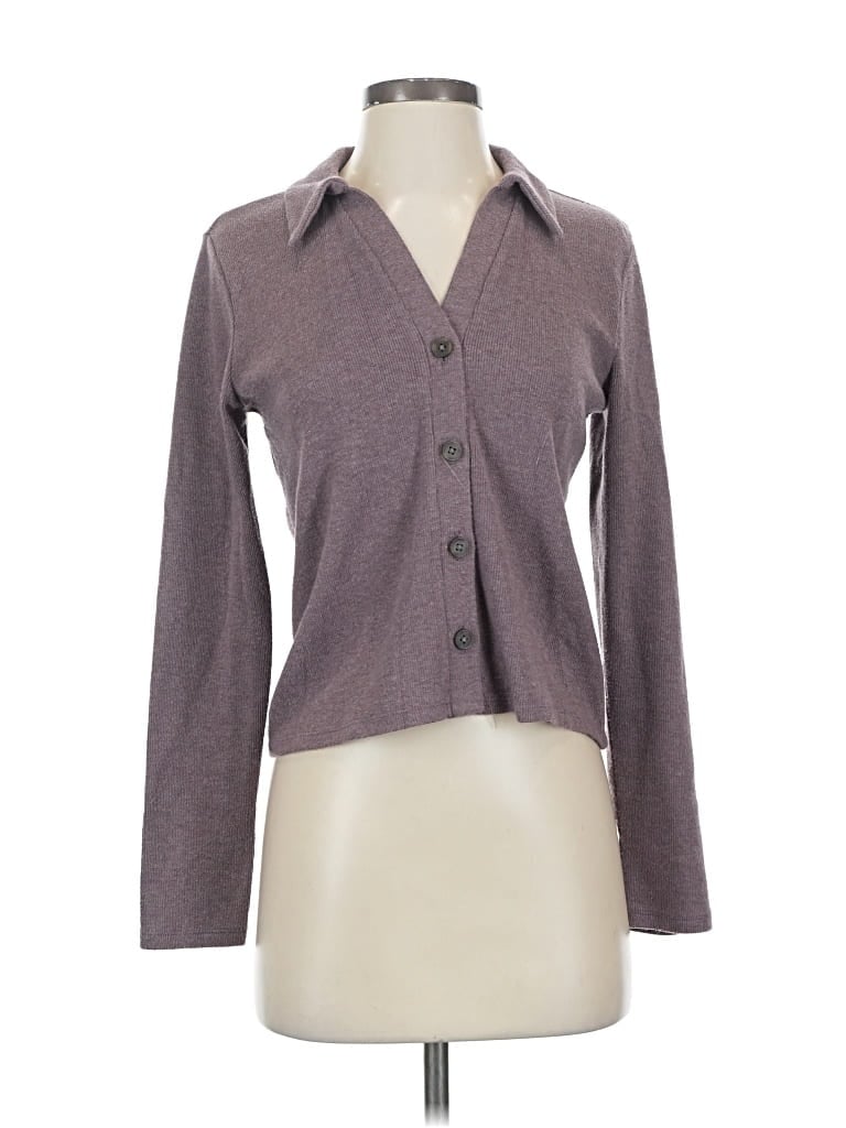 Pre-owned Madewell Cardigan Sweater In Gray