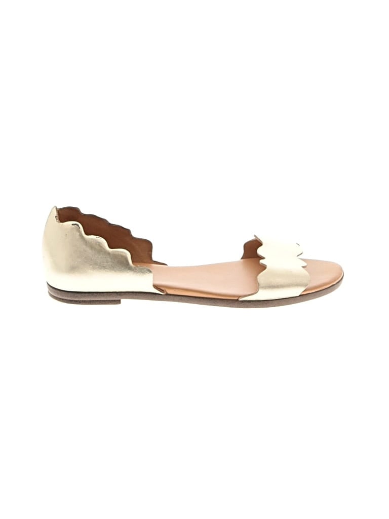 Pre-owned J. By J.crew Sandals In Gold