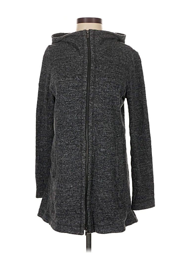 Pre-owned Eileen Fisher Cardigan Sweater In Gray