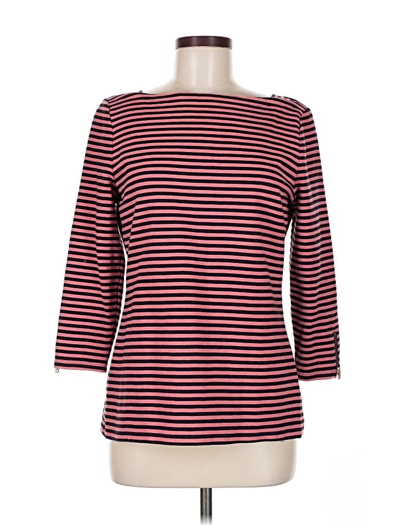 Pre-owned Talbots 3/4 Sleeve T-shirt In Red