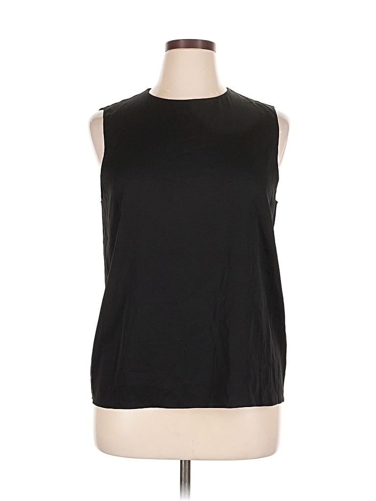 Pre-owned Theory Sleeveless T-shirt In Black