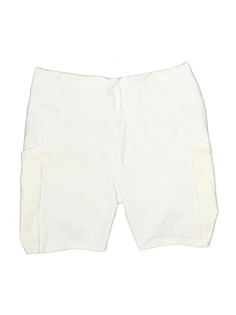 Pre-owned Fabletics Cargo Shorts In White