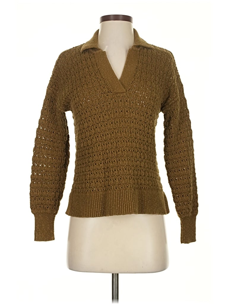 Pre-owned Madewell Pullover Sweater In Brown