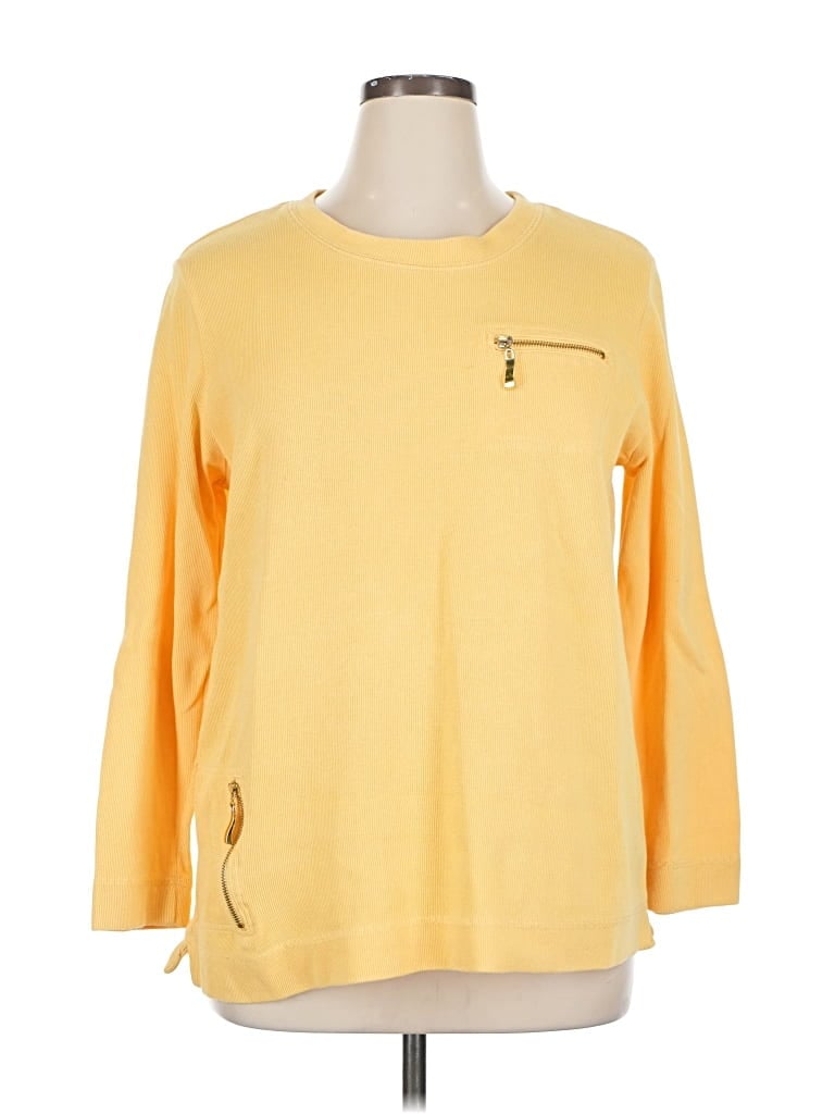 Pre-owned Serengeti 3/4 Sleeve T-shirt In Yellow