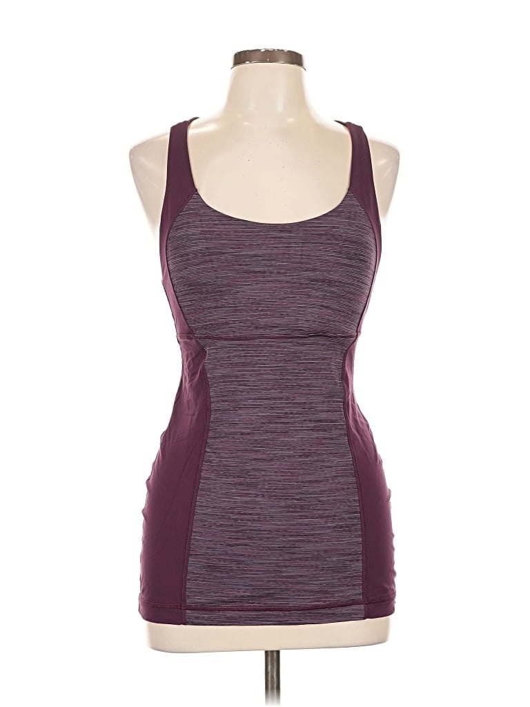 Pre-owned Lululemon Athletica Active Tank Top In Purple