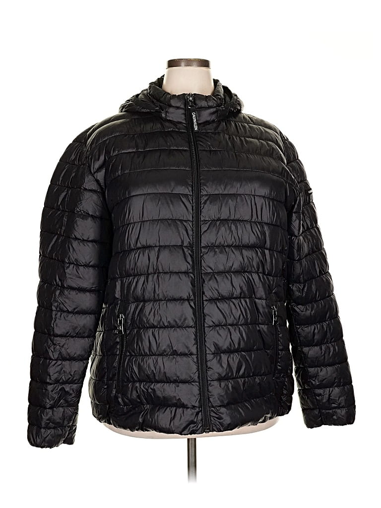 Pre-owned Calvin Klein Snow Jacket In Black