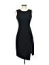 Milly Solid Black Cocktail Dress Size 0 - photo 1
