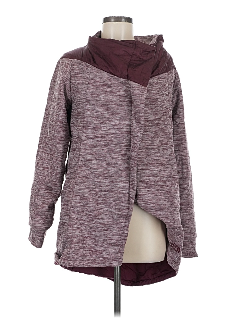 Pre-owned The North Face Coat In Burgundy