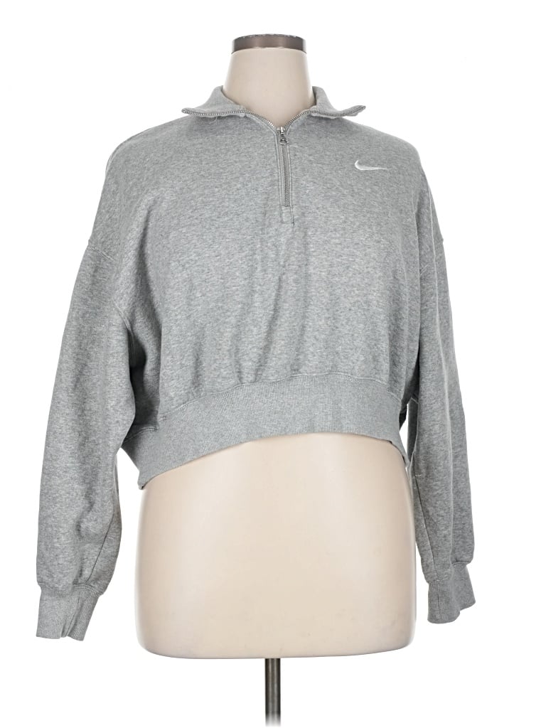NIKE Pre-owned Pullover Sweater In Gray