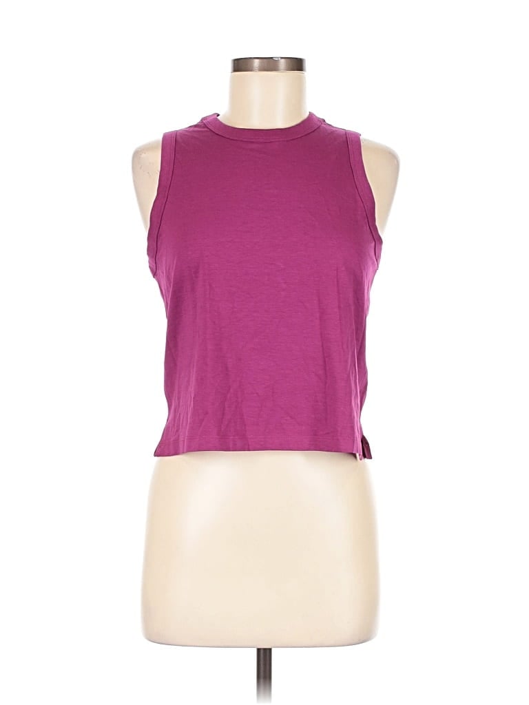 Pre-owned Lululemon Athletica Sleeveless T-shirt In Purple