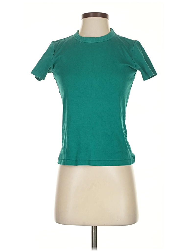 Pre-owned Uniqlo Short Sleeve T-shirt In Green