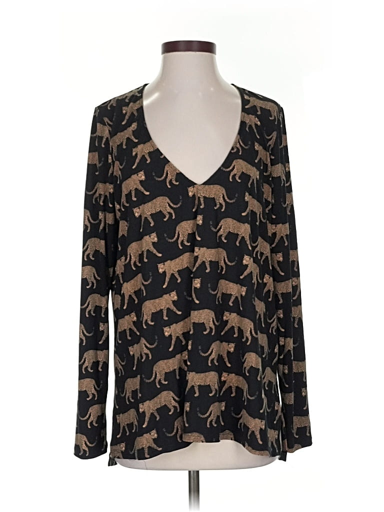 Pre-owned Show Me Your Mumu Long Sleeve T-shirt In Black