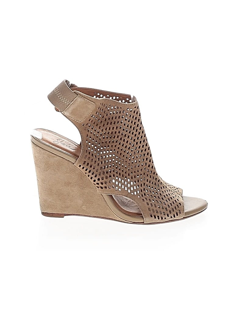 Pre-owned Joie Wedges In Brown