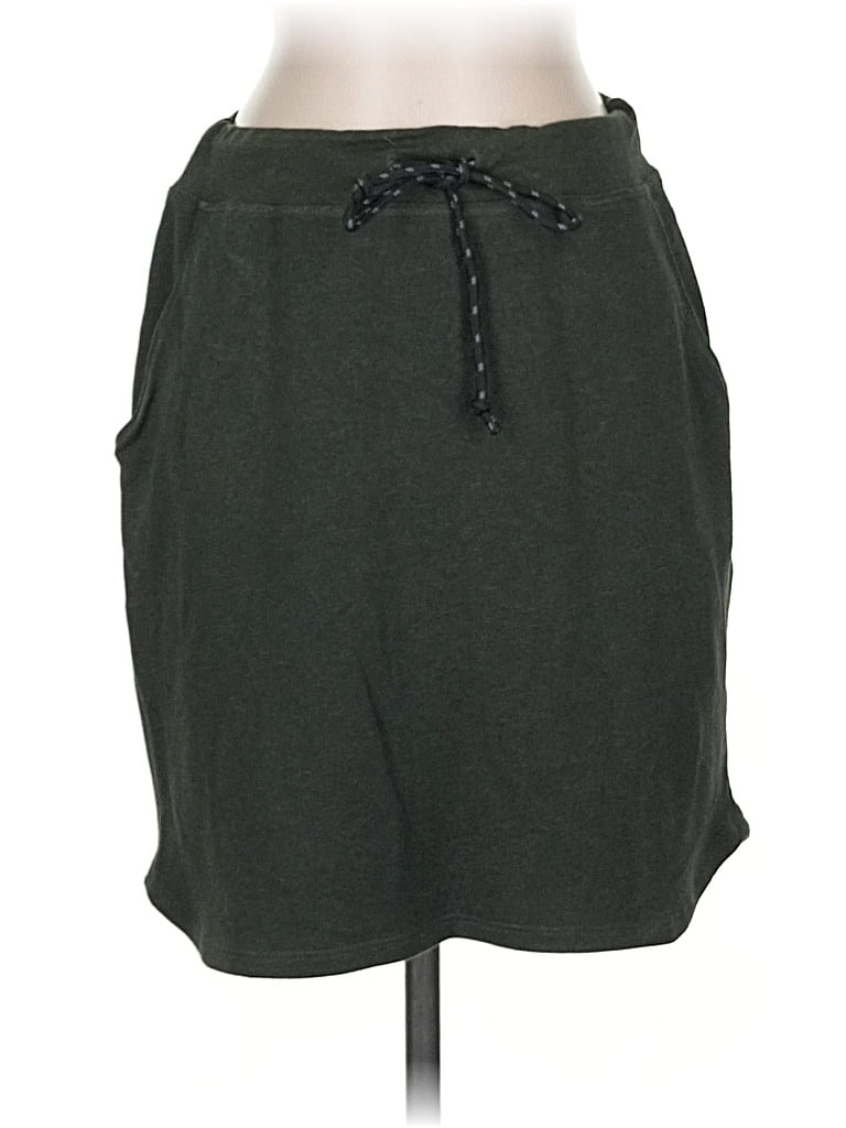Pre-owned Sundry For Evereve Casual Skirt In Green