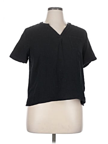 Saks Fifth Avenue Short Sleeve Blouse (view 1)