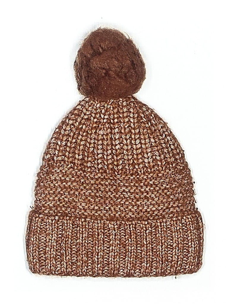 Pre-owned Time And Tru Beanie Hat In Brown