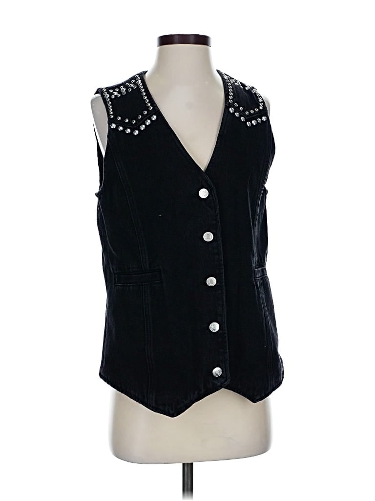 Pre-owned Forever 21 Vest In Black