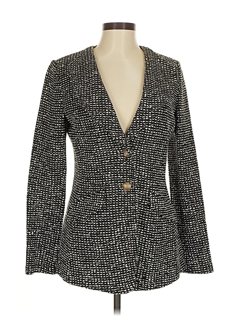 Pre-owned St John Blazer Jacket In Gold