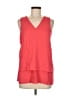 MICHAEL Michael Kors 100% Polyester Red Sleeveless Blouse Size M - photo 1